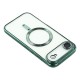 Husa compatibila cu IPhone 17 Air, ALC MOBILE, pentru telefon mobil cu protectie pentru camera, Tehnologie MagSafe, rezistenta la socuri, contur Verde