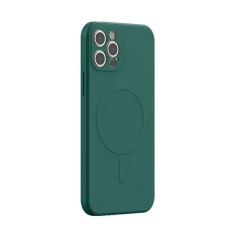 Husa culoarea Dark Green pentru cu iPhone 13 Pro, cu incarcare tip MagSafe - ALC® Husa culoarea Dark Green pentru cu iPhone 13 Pro, cu incarcare tip MagSafe - ALC®