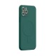 Husa culoarea Dark Green pentru cu iPhone 12, cu incarcare tip MagSafe - ALC®