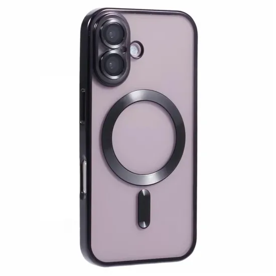 Husa compatibila cu IPhone 16 Plus, ALC MOBILE, pentru telefon mobil cu protectie pentru camera, Tehnologie MagSafe, rezistenta la socuri, contur Negru Husa compatibila cu IPhone 16 Plus, ALC MOBILE, pentru telefon mobil cu protectie pentru camera, Tehnologie MagSafe, rezistenta la socuri, contur Negru