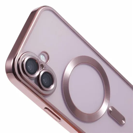Husa compatibila cu IPhone 16 Plus, ALC MOBILE, pentru telefon mobil cu protectie pentru camera, Tehnologie MagSafe, rezistenta la socuri, contur Rose Husa compatibila cu IPhone 16 Plus, ALC MOBILE, pentru telefon mobil cu protectie pentru camera, Tehnologie MagSafe, rezistenta la socuri, contur Rose