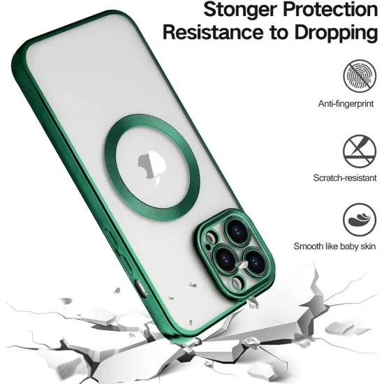 Husa MagSure Verde, compatibil cu IPhone 12 Pro Max Husa MagSure Verde, compatibil cu IPhone 12 Pro Max
