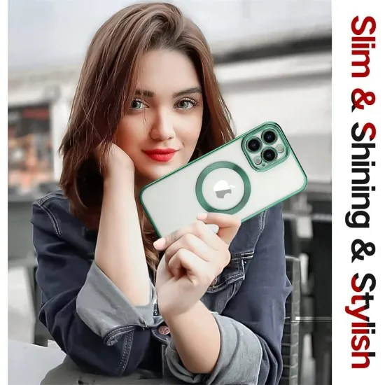 Husa MagSure Verde, compatibil cu IPhone 12 Pro Max Husa MagSure Verde, compatibil cu IPhone 12 Pro Max