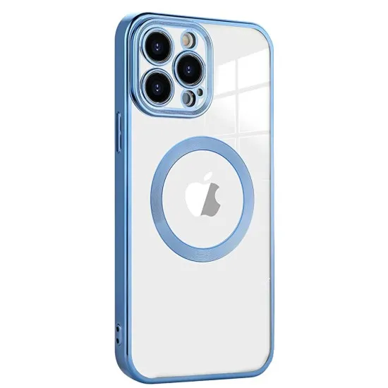 Husa MagSure Blue, compatibil cu IPhone 14 Pro Husa MagSure Blue, compatibil cu IPhone 14 Pro
