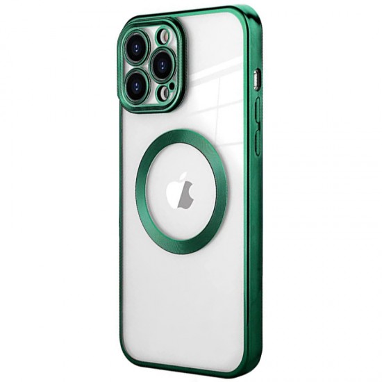 Husa MagSure Verde, compatibil cu IPhone 14 Pro