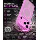 Husa Matte MagSafe pentru IPhone 17 Pro Max, protectie completa, contur Roz