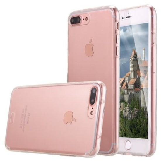 Husa TPU 360° fata + spate pentru iPhone 7 Plus, Transparent