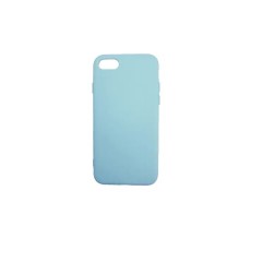Husa silicon soft-touch compatibila cu Apple IPhone 7/8 Plus, Milky Blue 