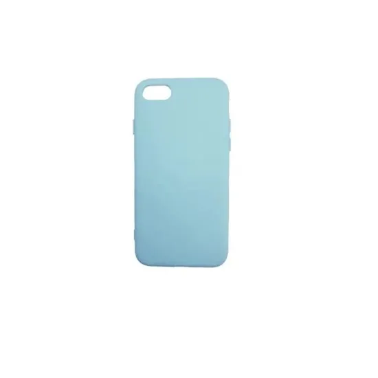 Husa silicon soft-touch compatibila cu Apple IPhone 7/8 Plus, Milky Blue Husa silicon soft-touch compatibila cu Apple IPhone 7/8 Plus, Milky Blue