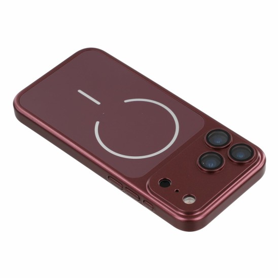 Husa Skin pentru Transformare iPhone 17 Pro in iPhone 18 Pro – Design Premium, Compatibil MagSafe, Culoare Cherry