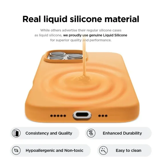 Husa Soft Touch, slim, ALC Mobile, anti soc, compatibila cu IPhone 16 Pro Max, Portocaliu Tpu Husa Soft Touch, slim, ALC Mobile, anti soc, compatibila cu IPhone 16 Pro Max, Portocaliu Tpu