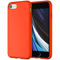 Husa Liquid soft touch compatibila cu Apple IPhone 7 / 8 / SE 2020, Intense Red - ALC®