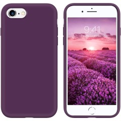 Husa Liquid soft touch compatibila cu Apple IPhone 7 / 8 / SE 2020, Mov - ALC®