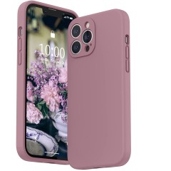 Husa Liquid soft touch compatibila cu Apple IPhone 13 Pro, Lilac Purple - ALC® Husa Liquid soft touch compatibila cu Apple IPhone 13 Pro, Lilac Purple - ALC®