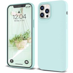 Husa Liquid soft touch compatibila cu Apple IPhone 11 Pro Max, Mint Green - ALC® Husa Liquid soft touch compatibila cu Apple IPhone 11 Pro Max, Mint Green - ALC®