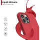 Husa Liquid soft touch compatibila cu Apple IPhone 11 Pro Max, Red - ALC®