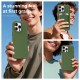 Husa compatibila cu iPhone 16 Pro, MagSafe, Design Woven, Soft Touch, Antisoc, Verde