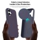 Husa compatibila cu iPhone 17, MagSafe, Design Woven, Soft Touch, Antisoc, Mov