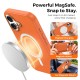 Husa compatibila cu iPhone 16, MagSafe, Design Woven, Soft Touch, Antisoc, Portocaliu Husa compatibila cu iPhone 16, MagSafe, Design Woven, Soft Touch, Antisoc, Portocaliu