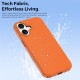 Husa compatibila cu iPhone 16, MagSafe, Design Woven, Soft Touch, Antisoc, Portocaliu Husa compatibila cu iPhone 16, MagSafe, Design Woven, Soft Touch, Antisoc, Portocaliu