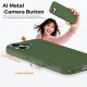  Husa compatibila cu iPhone 17, MagSafe, Design Woven, Soft Touch, Antisoc, Verde