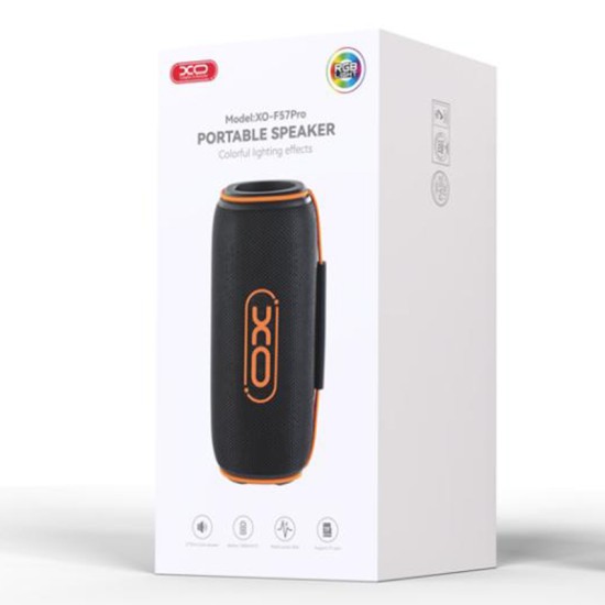 Boxa Portabila XO F57 Pro, Bluetooth 5.3, 30W, 1800mAh, Outdoor, Soundbar, Wireless, Orange/Black Boxa Portabila XO F57 Pro, Bluetooth 5.3, 30W, 1800mAh, Outdoor, Soundbar, Wireless, Orange/Black