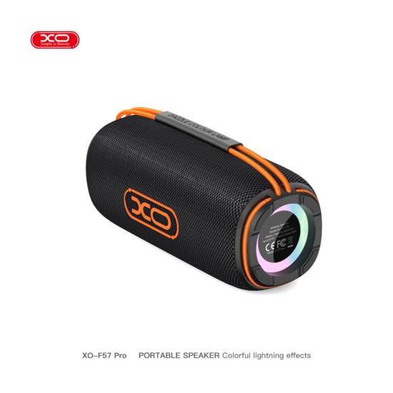 Boxa Portabila XO F57 Pro, Bluetooth 5.3, 30W, 1800mAh, Outdoor, Soundbar, Wireless, Orange/Black Boxa Portabila XO F57 Pro, Bluetooth 5.3, 30W, 1800mAh, Outdoor, Soundbar, Wireless, Orange/Black