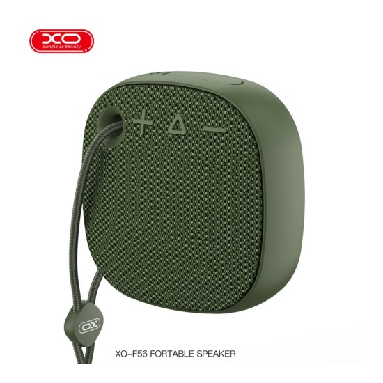 Boxa Portabila XO F56, Bluetooth 5.3, 5W, 1200mAh, Wireless, Sport Brick, Verde