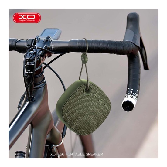 Boxa Portabila XO F56, Bluetooth 5.3, 5W, 1200mAh, Wireless, Sport Brick, Verde