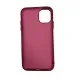 Husa silicon soft-touch compatibila cu Apple IPhone 11 Pro Max, Visiniu Husa silicon soft-touch compatibila cu Apple IPhone 11 Pro Max, Visiniu
