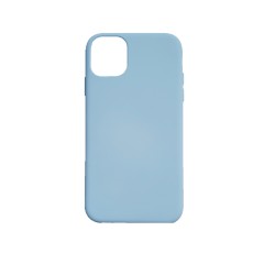 Husa silicon soft-touch compatibila cu Apple IPhone 11 Pro Max, Milky Blue Husa silicon soft-touch compatibila cu Apple IPhone 11 Pro Max, Milky Blue