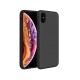 Husa silicon soft-touch compatibila cu Apple IPhone XR, Negru