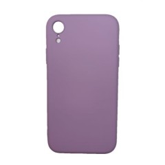 Husa silicon soft-touch compatibila cu Apple IPhone XR, Mov lila Husa silicon soft-touch compatibila cu Apple IPhone XR, Mov lila