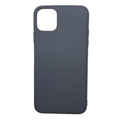 Husa silicon soft-touch compatibila cu Apple IPhone 11 Pro Max, Gri Husa silicon soft-touch compatibila cu Apple IPhone 11 Pro Max, Gri