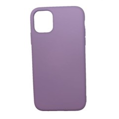 Husa silicon soft-touch compatibila cu Apple IPhone 11 Pro Max, Mov lila Husa silicon soft-touch compatibila cu Apple IPhone 11 Pro Max, Mov lila