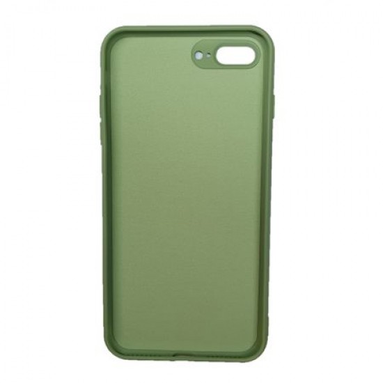 Husa silicon soft-touch pentru Apple IPhone 7/8 Plus, Verde