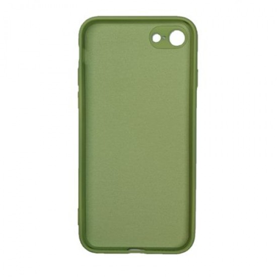 Husa silicon soft-touch compatibila cu Apple IPhone 7/8, Verde