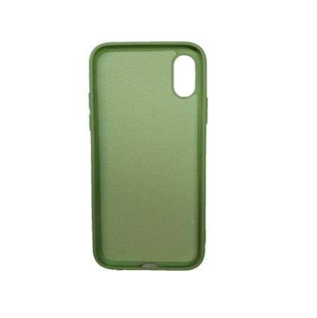 Husa silicon soft-touch compatibila cu Apple IPhone X / Xs, Verde