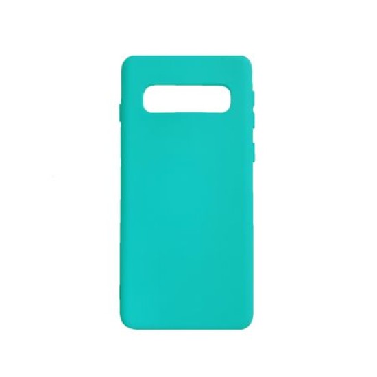 Husa silicon soft-touch compatibila cu Samsung Galaxy S10E, Turquoise Mint