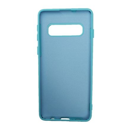 Husa silicon soft-touch compatibila cu Samsung Galaxy S10E, Milky Blue