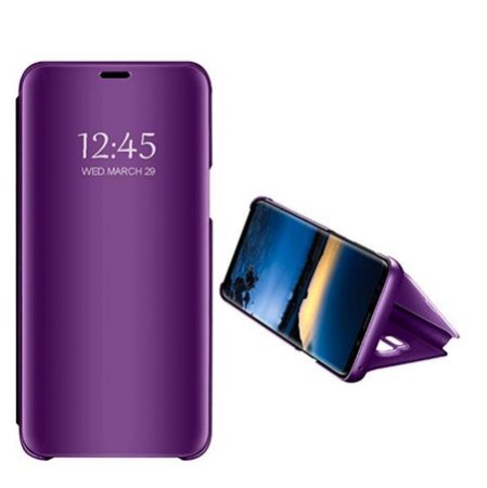 Husa Book compatibil Huawei Y5 2018 MOV-violet Clear view Husa Book compatibil Huawei Y5 2018 MOV-violet Clear view