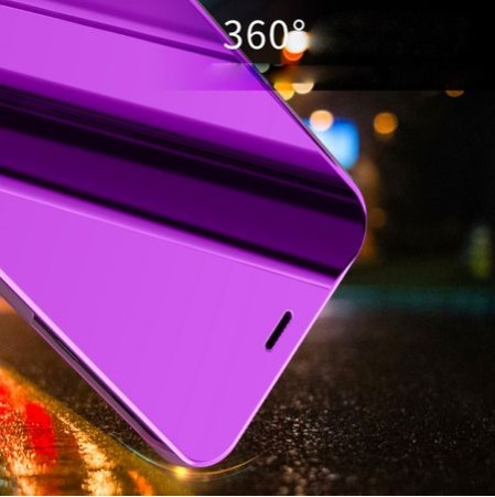 Husa Samsung, Galaxy A7 2018,A750F Clear View Flip Mirror Stand, MOV
