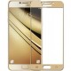 Folie de protectie din sticla 6D Samsung Galaxy J3 2017 - Contur Auriu