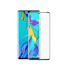 Folie sticla full size compatibila cu Huawei P30 Pro- Margine Neagra Folie sticla full size compatibila cu Huawei P30 Pro- Margine Neagra