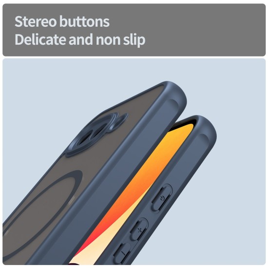 Husa pentru Google Pixel 10a, Matte, compatibila cu MagSafe, Protectie 360, Anti-Soc, Albastru