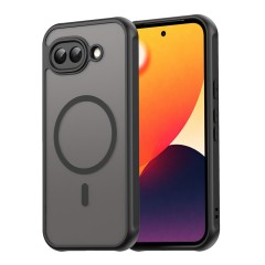 Husa pentru Google Pixel 10a, Matte, compatibila cu MagSafe, Protectie 360, Anti-Soc, Negru