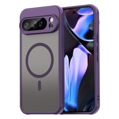 Husa pentru Google Pixel 10 Pro, Matte, compatibila cu MagSafe, Protectie 360, Anti-Soc, Mov