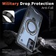 Husa military armour cu inel metalic, ALC MOBILE, compatibila cu Samsung Galaxy A06, Albastru