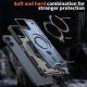 Husa military armour cu inel metalic, ALC MOBILE, compatibila cu Samsung Galaxy A06, Albastru