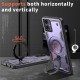 Husa military armour cu inel metalic, ALC MOBILE, compatibila cu Samsung Galaxy A06, Mov